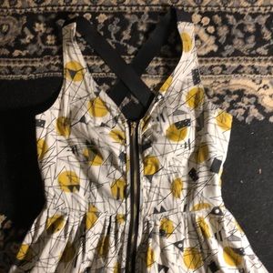 Geometric a-line dress